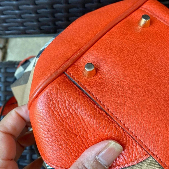 Burberry Novacheck Tote, Canvas/Leather - Picture 14 of 14